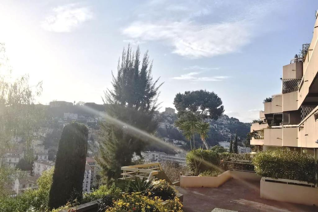 Appartement Nice Centre Vue Mer Avec Piscine Pour Famille, Couple D'Amis Pas De Groupes De Jeunes Autorises Extérieur photo
