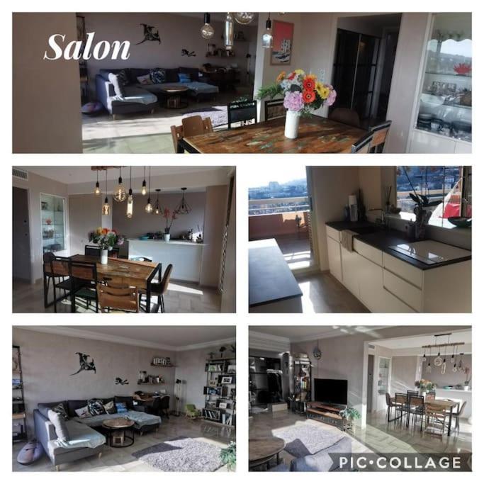 Appartement Nice Centre Vue Mer Avec Piscine Pour Famille, Couple D'Amis Pas De Groupes De Jeunes Autorises Extérieur photo