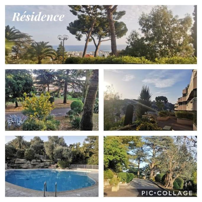 Appartement Nice Centre Vue Mer Avec Piscine Pour Famille, Couple D'Amis Pas De Groupes De Jeunes Autorises Extérieur photo